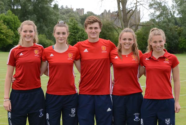 Five students get England call up