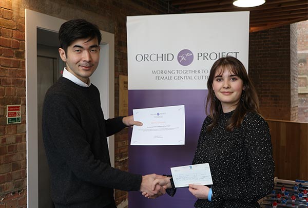 Framlingham College raises £1018 for Orchid Project charity