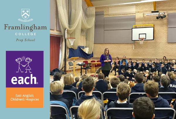 Framlingham College Prep School partners with East Anglia’s Children’s Hospices (EACH)