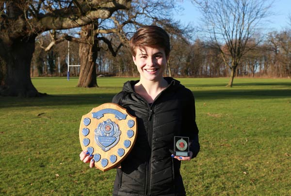 Lily Woodruff wins Suffolk U20 Cross Country Title